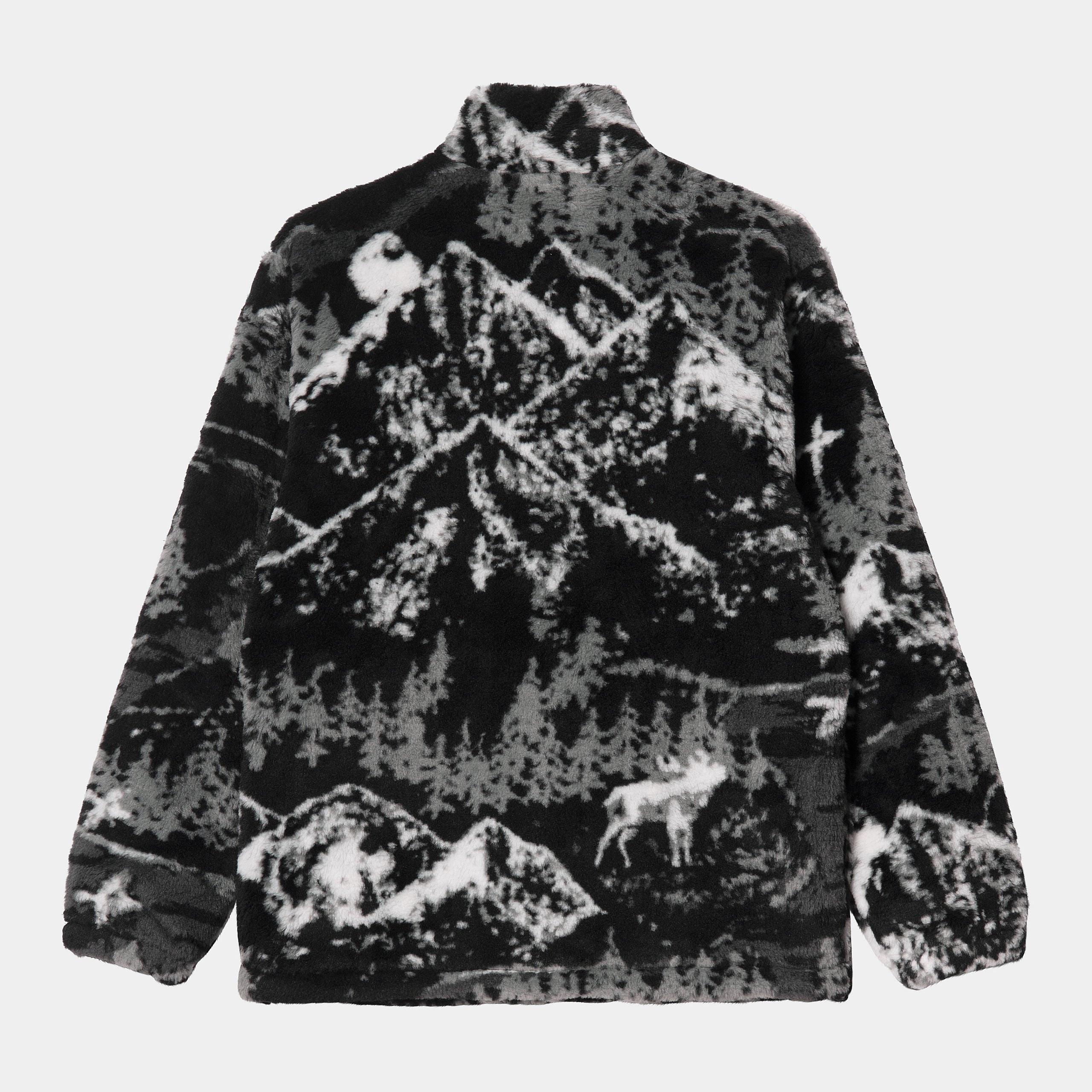 Carhartt WIP - High Plains Liner Fleece Jacket - Jacquard / Black - Image 2