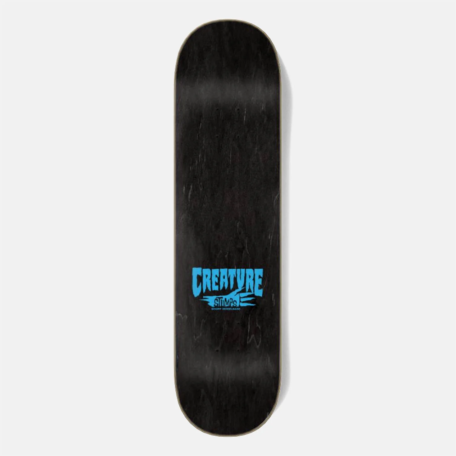 Creature Skateboards - 8.0" Logo Outline Stumps Skateboard Deck - Black / Blue - Image 2