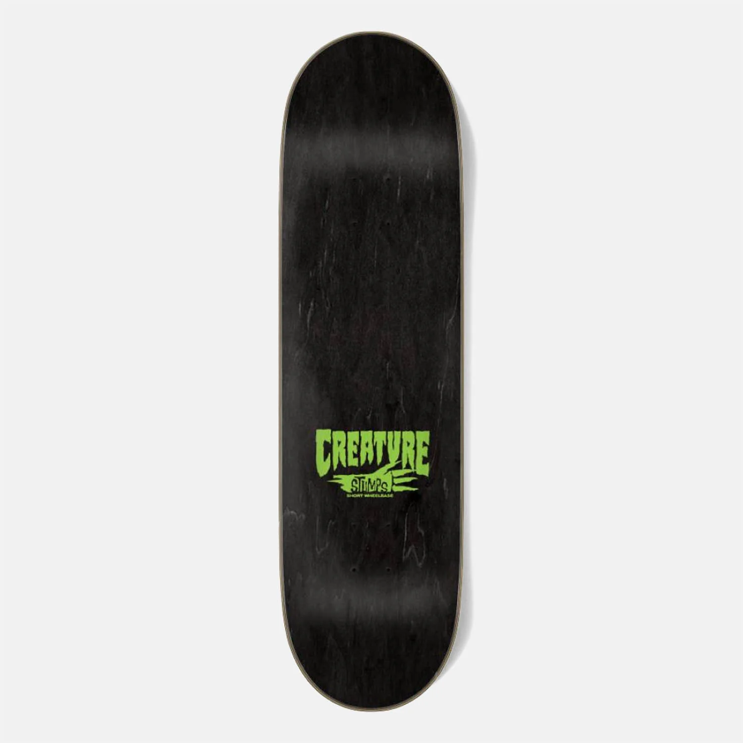 Creature Skateboards - 8.6" Logo Outline Stumps Skateboard Deck - Black / Green - Image 2