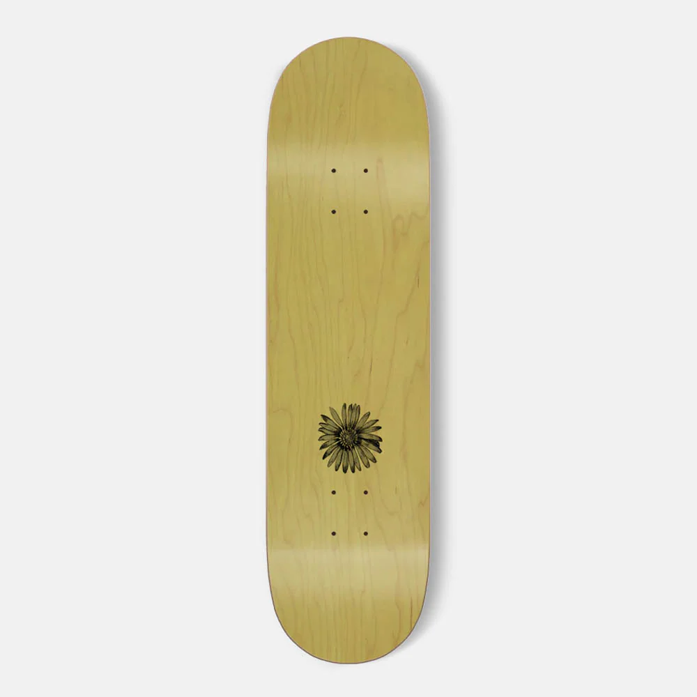 The National Skateboard Co. - 8.125" DAISY YELLOW SKATEBOARD DECK (MEDIUM CONCAVE) - Image 2