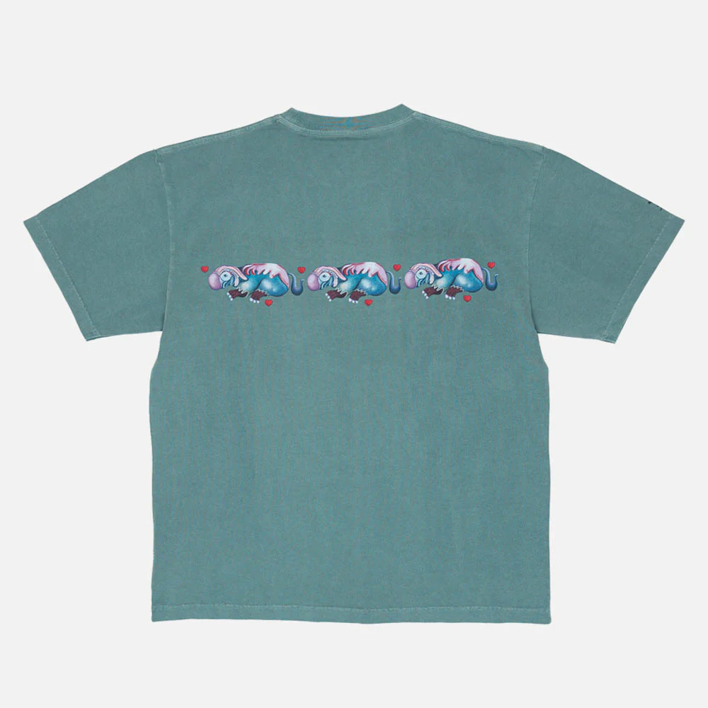 Dancer - Love Beast T-Shirt - Eucalyptus - Image 3