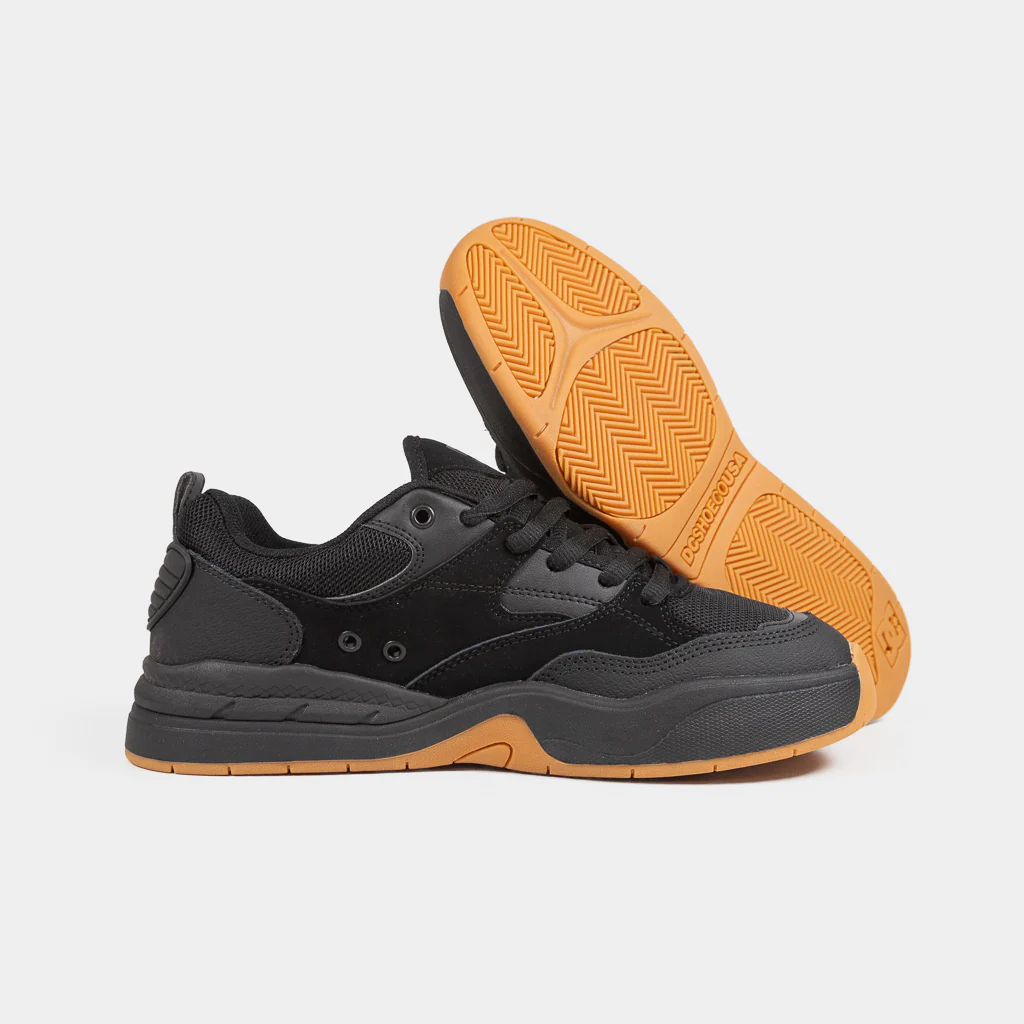 DC Shoes - Ascend Shoes - Black / Gum - Image 3