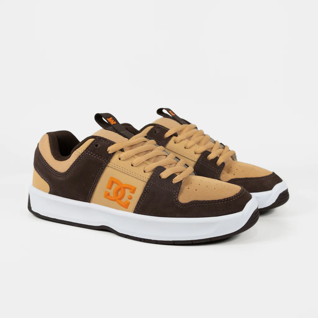 DC Shoes - Lynx Zero Shoes - Brown / Brown / Orange - Image 2