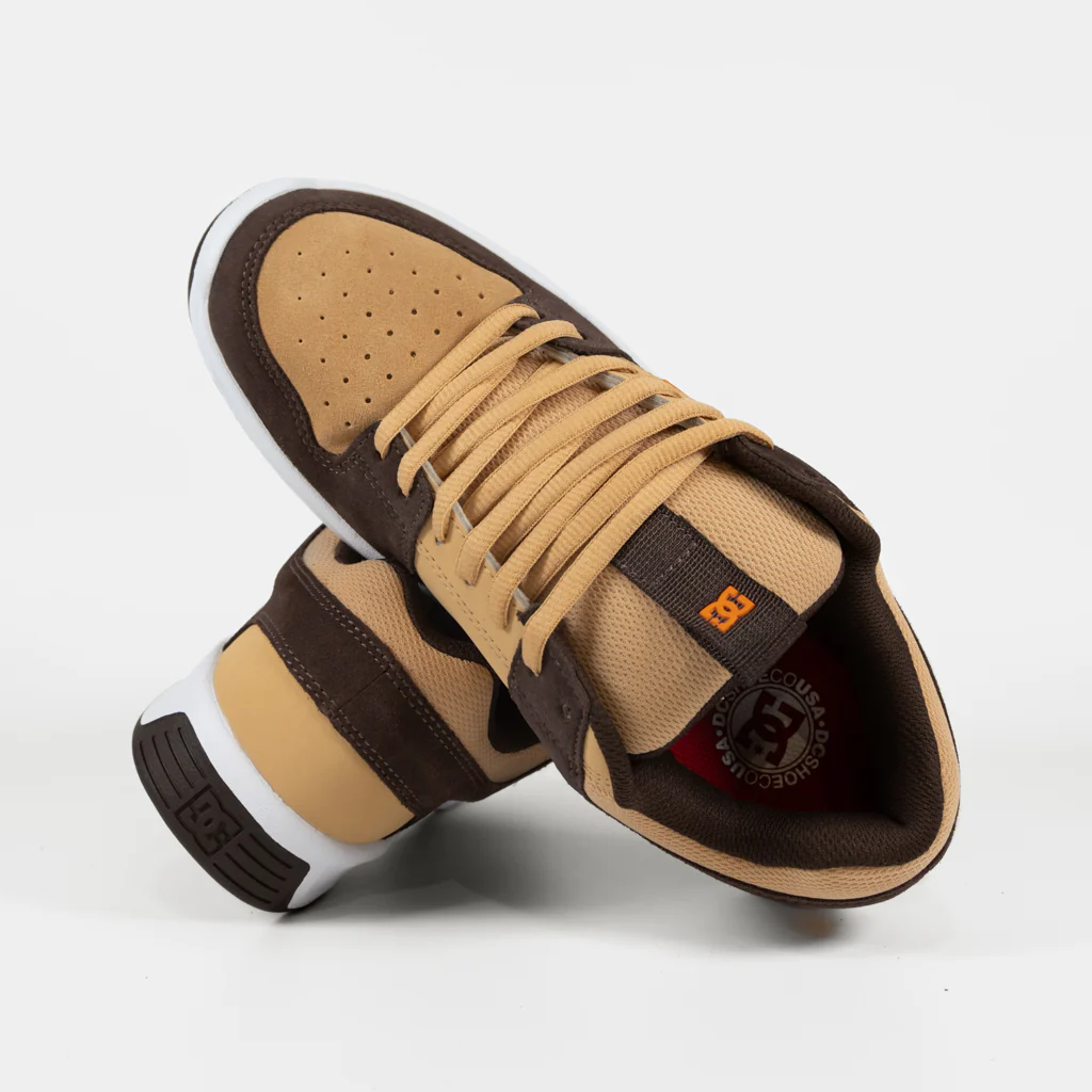 DC Shoes - Lynx Zero Shoes - Brown / Brown / Orange - Image 4