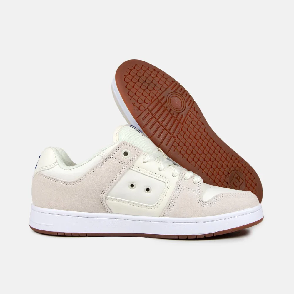 DC Shoes - Manteca 4 S Shoes - Off White / Blue / Red - Image 3