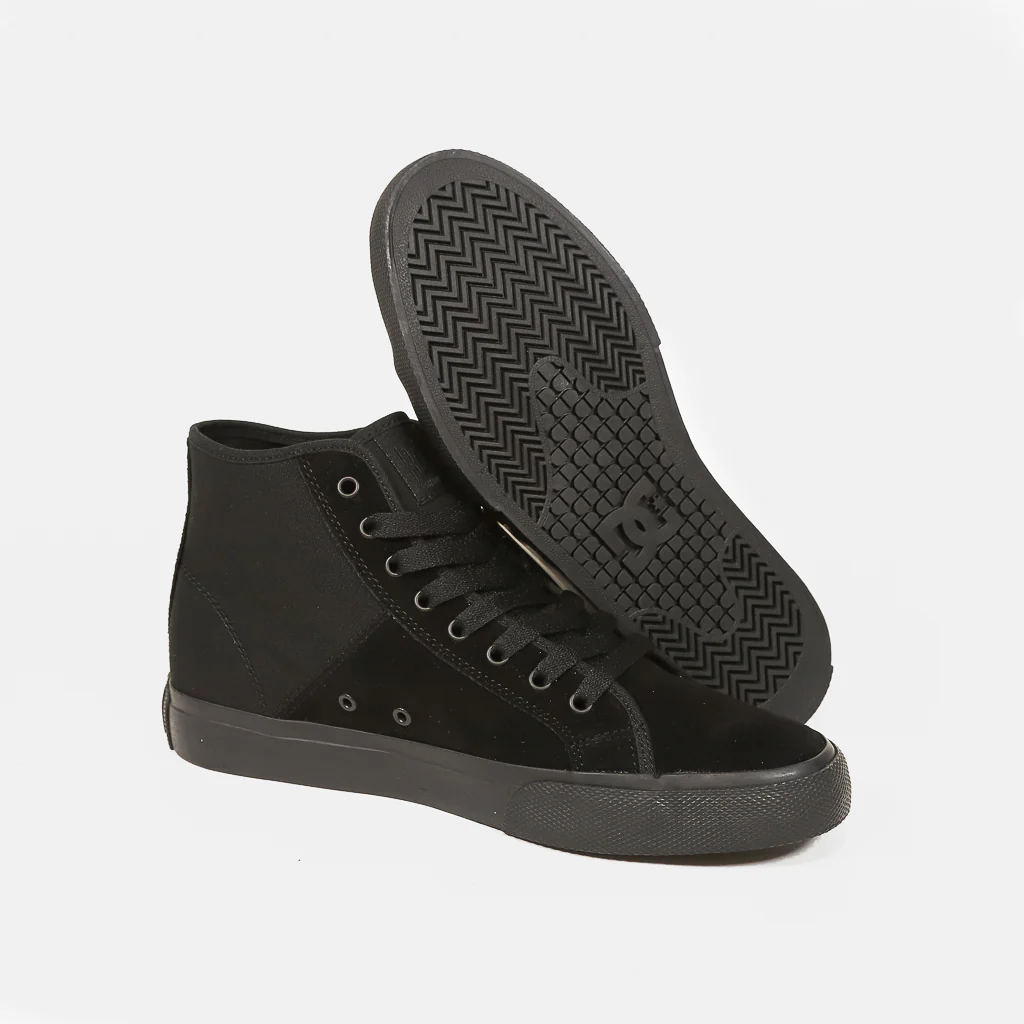 DC Shoes - Manual Hi Shoes - Black / Black - Image 3