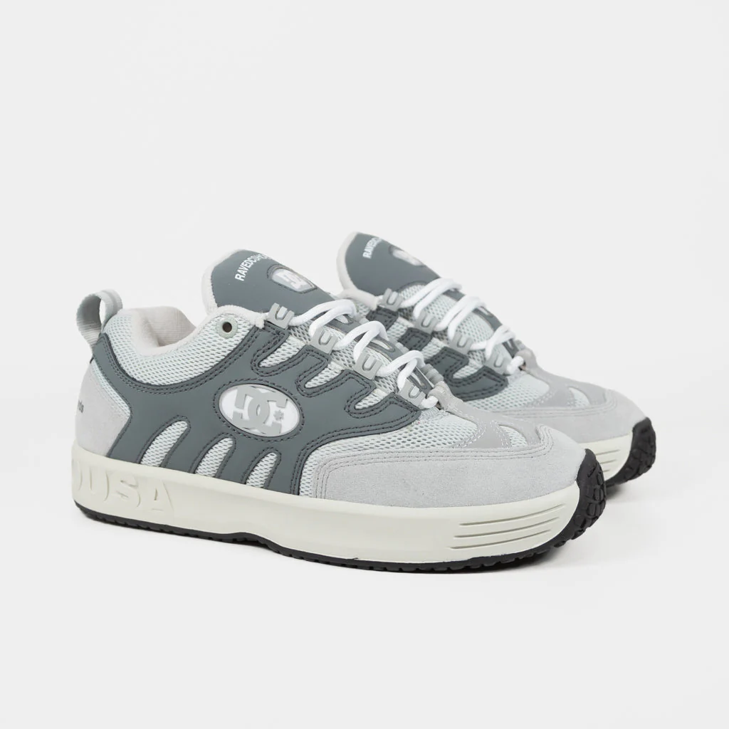 DC Shoes - Rave Skateboards Lukoda Shoes - Grey / Grey / Grey - Image 2