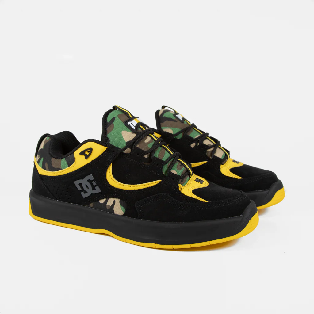 DC Shoes - Thrasher x Kalynx Shoes - Black / Yellow / Camo - Image 2