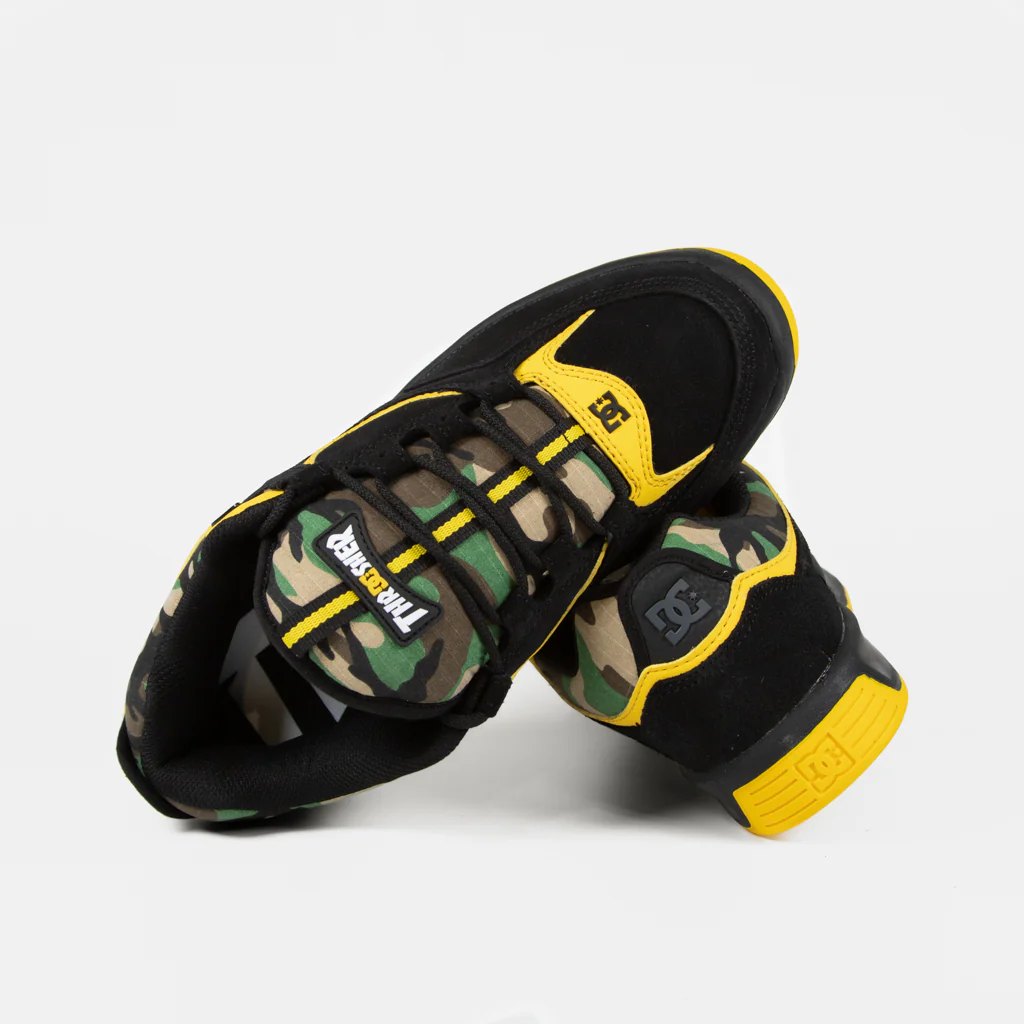 DC Shoes - Thrasher x Kalynx Shoes - Black / Yellow / Camo - Image 4