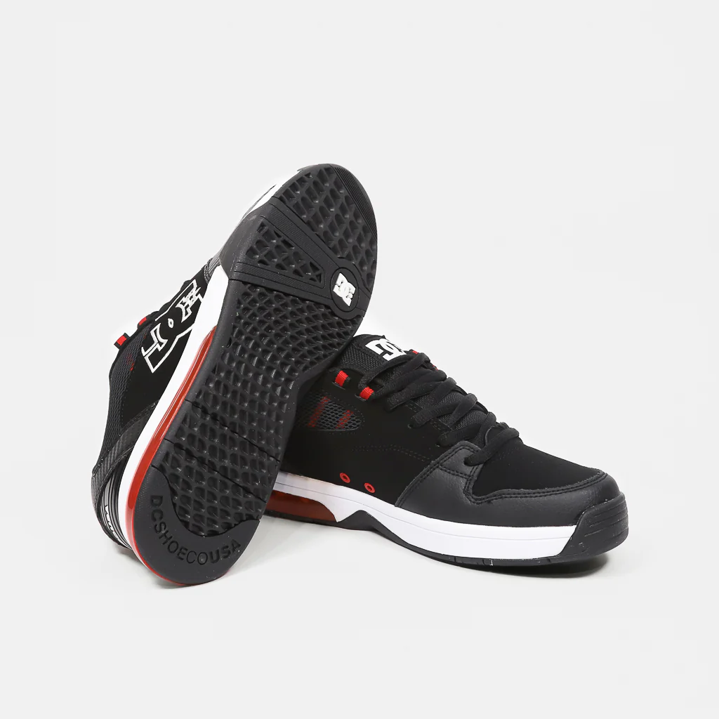 DC Shoes - Versatile LE Shoes - Black / Black / Red - Image 3