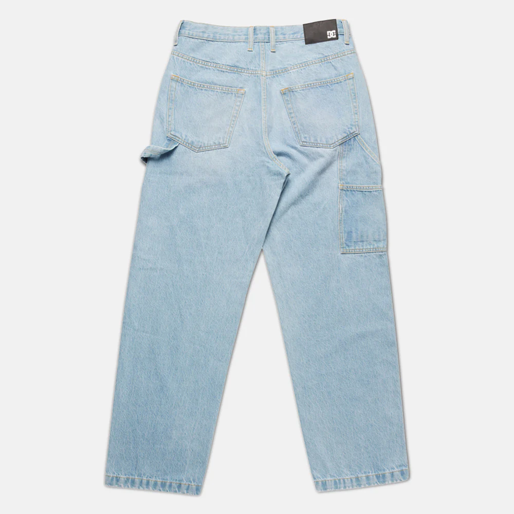 DC Shoes - Worker Baggy Carpenter Jeans - Light Indigo - Image 2