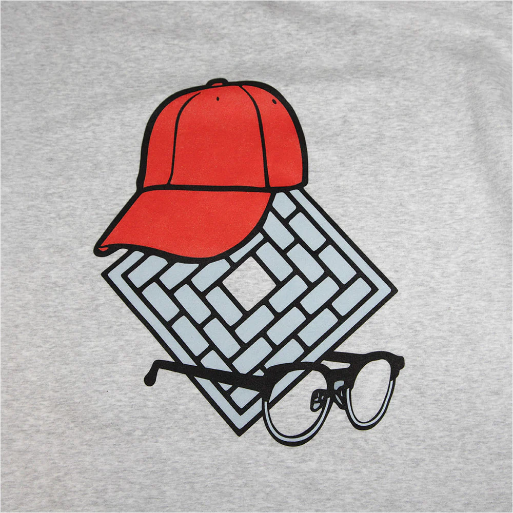 The National Skateboard Co. - DEE COLLINS HOODED SWEATSHIRT - WHITE HEATHER GREY - Image 3