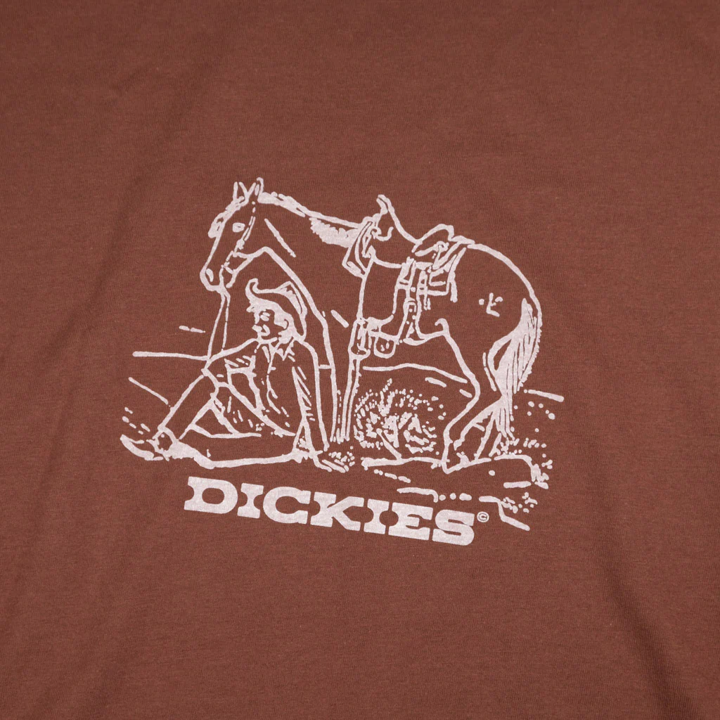 Dickies - Companion Centre T-Shirt - Brown - Image 2