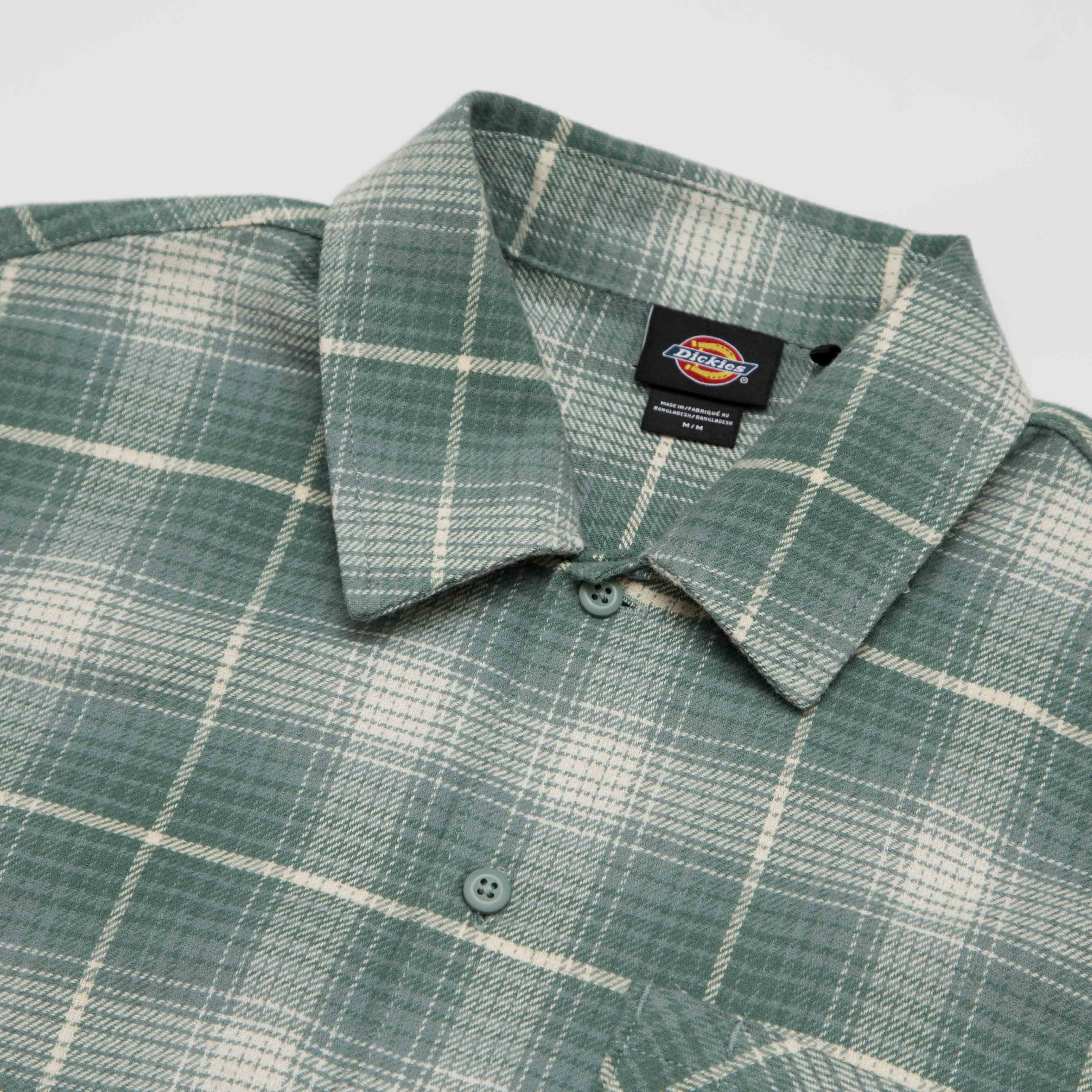 Dickies - Forest Check Flannel Shirt - Stormy Sea - Image 5