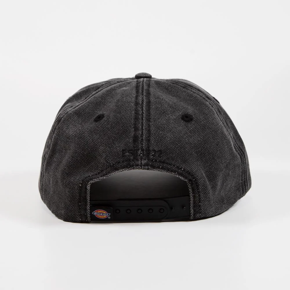 Dickies - Hardwick Snapback Cap - Washed Black - Image 3