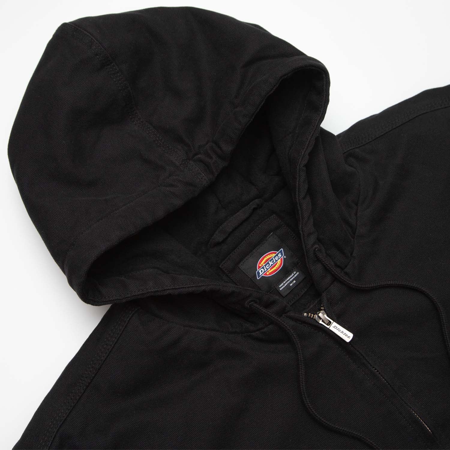 Dickies - Hilham Hooded Canvas Jacket - Black - Image 3