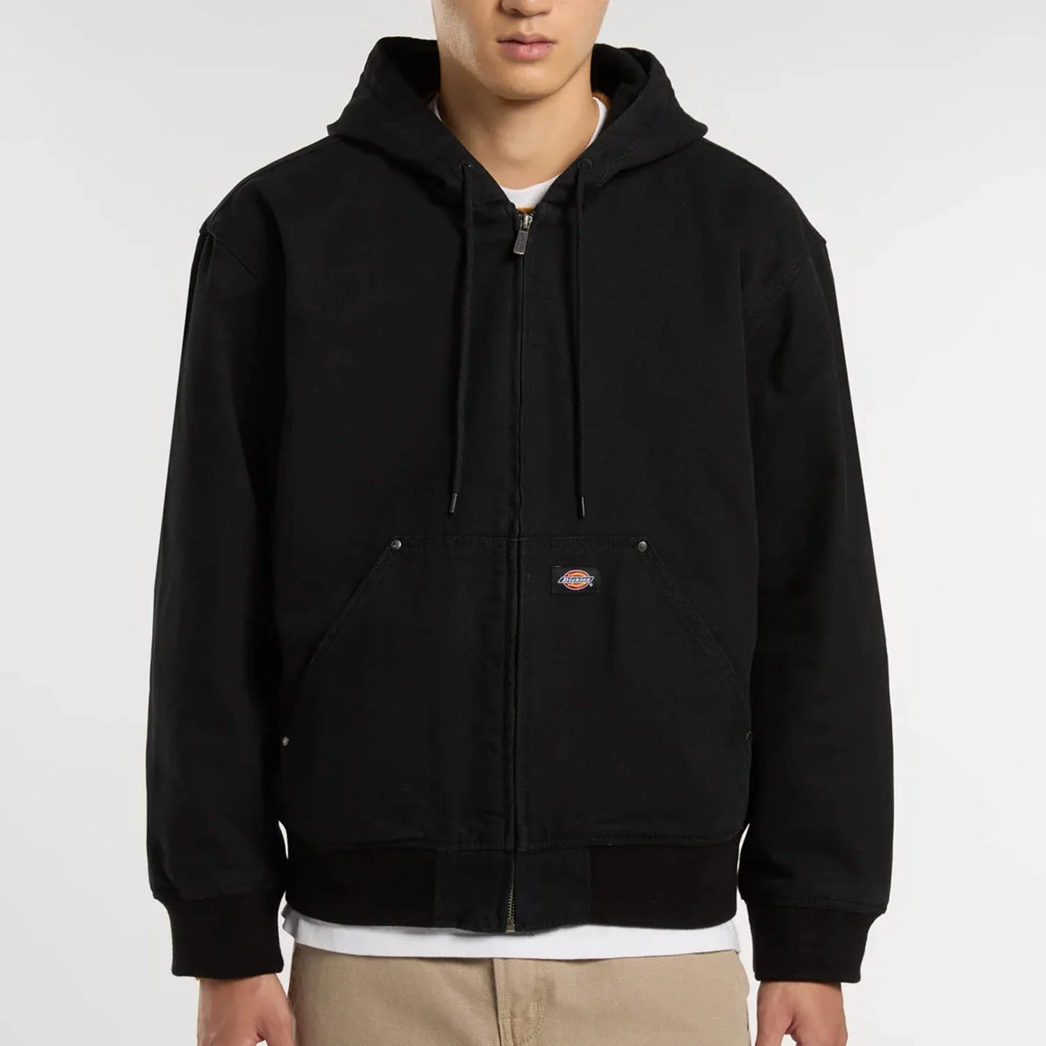 Dickies - Hilham Hooded Canvas Jacket - Black - Image 9