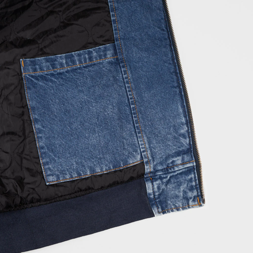 Dickies - Hooded Denim Jacket - Light Blue - Image 4