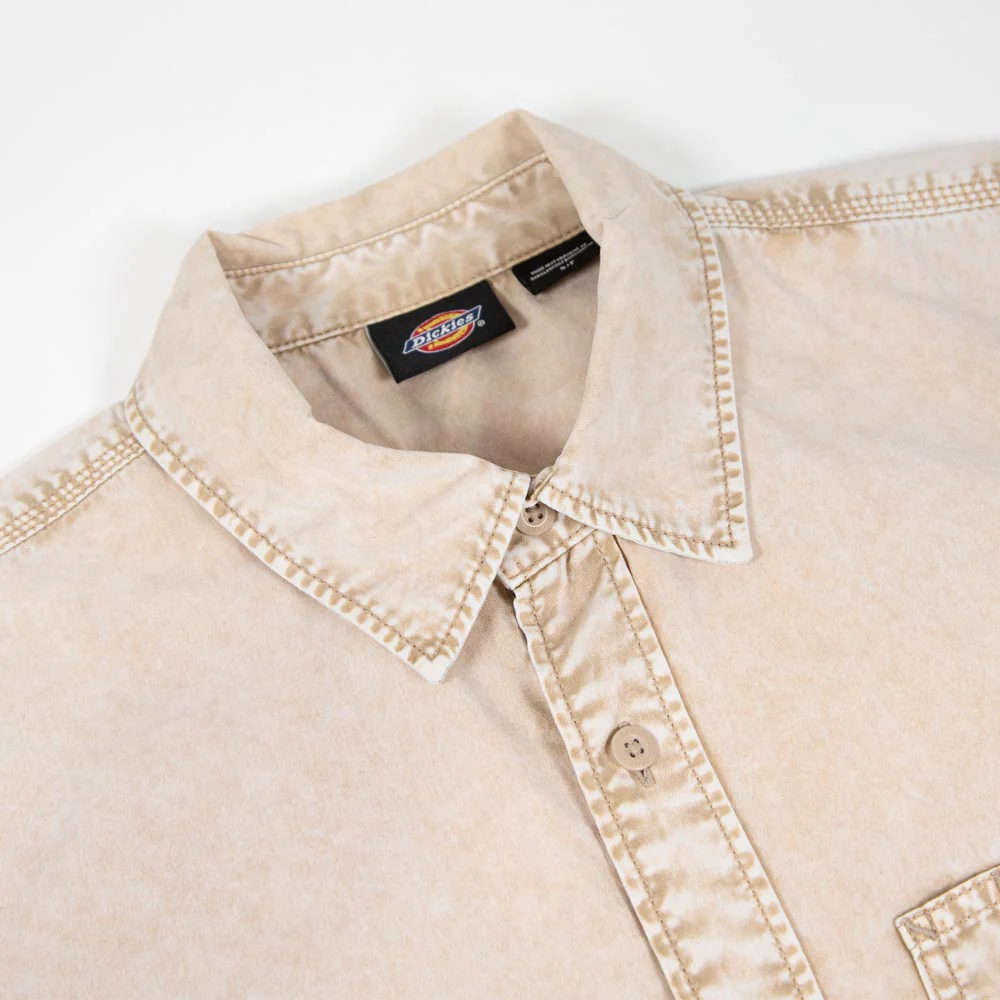 Dickies - Newington Short Sleeve Shirt - Sandstone - Image 3