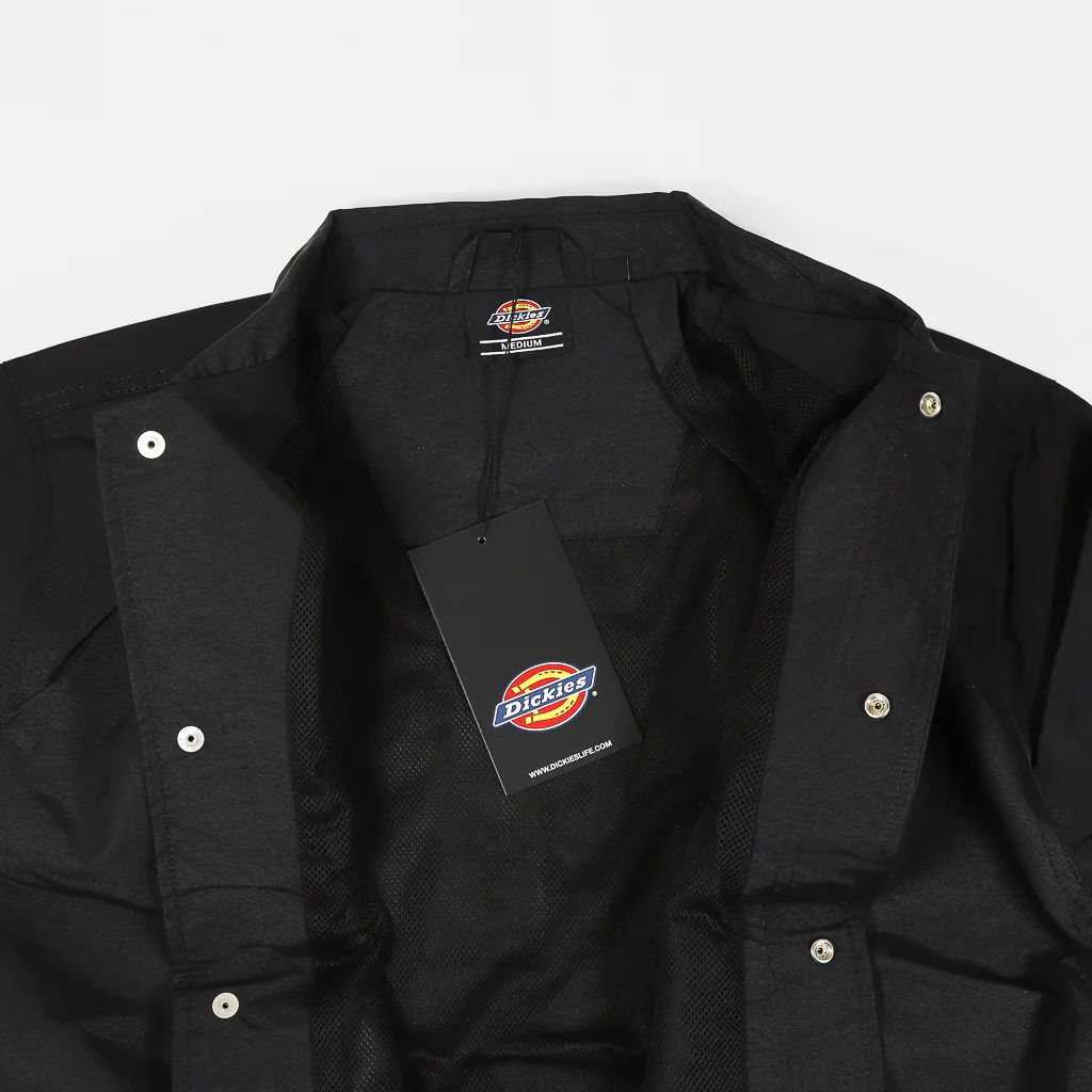 Dickies - Oakport Coach Jacket - Black - Image 3