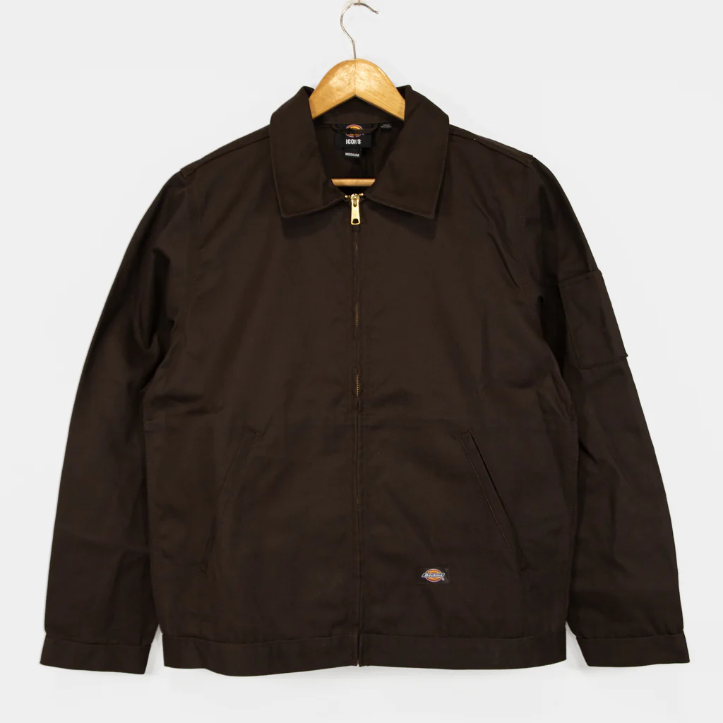 Dickies - Unlined Eisenhower Jacket - Dark Brown