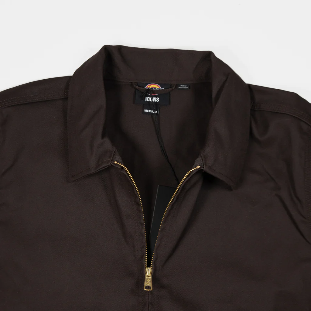Dickies - Unlined Eisenhower Jacket - Dark Brown - Image 3