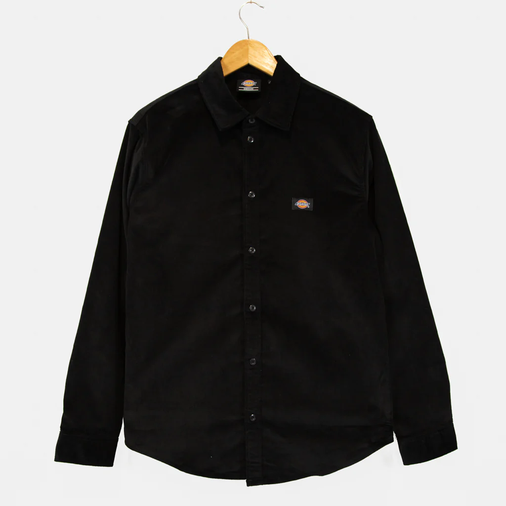 Dickies - Wilsonville Longsleeve Corduroy Shirt - Black