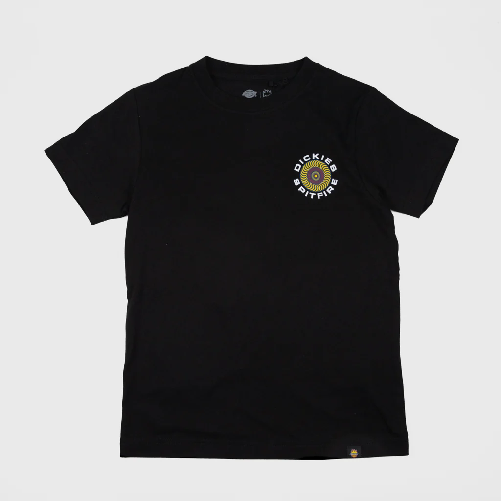 Dickies - Youth Spitfire Classic Swirl T-Shirt - Black - Image 2