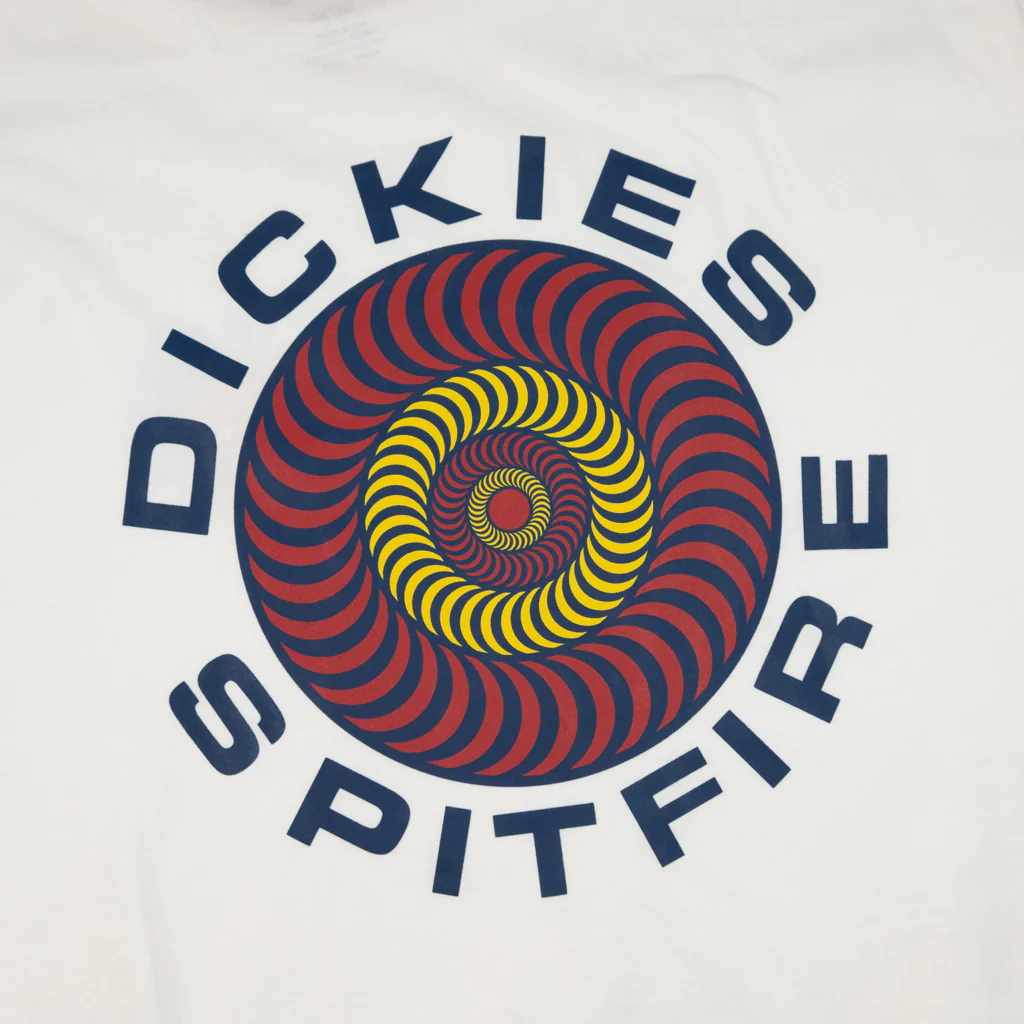 Dickies - Youth Spitfire Classic Swirl T-Shirt - White - Image 3
