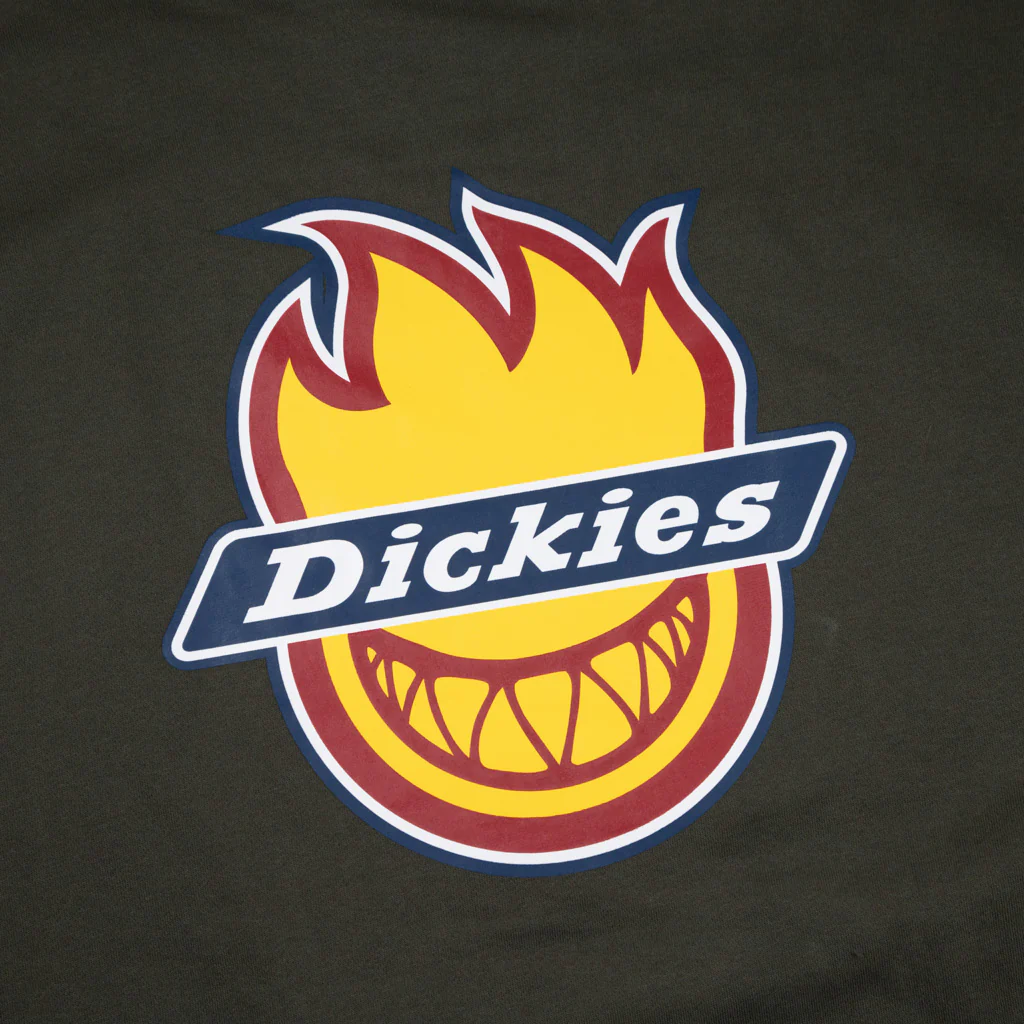 Dickies - Youth Spitfire Pullover Hooded Sweatshirt - Olive Green - Image 3