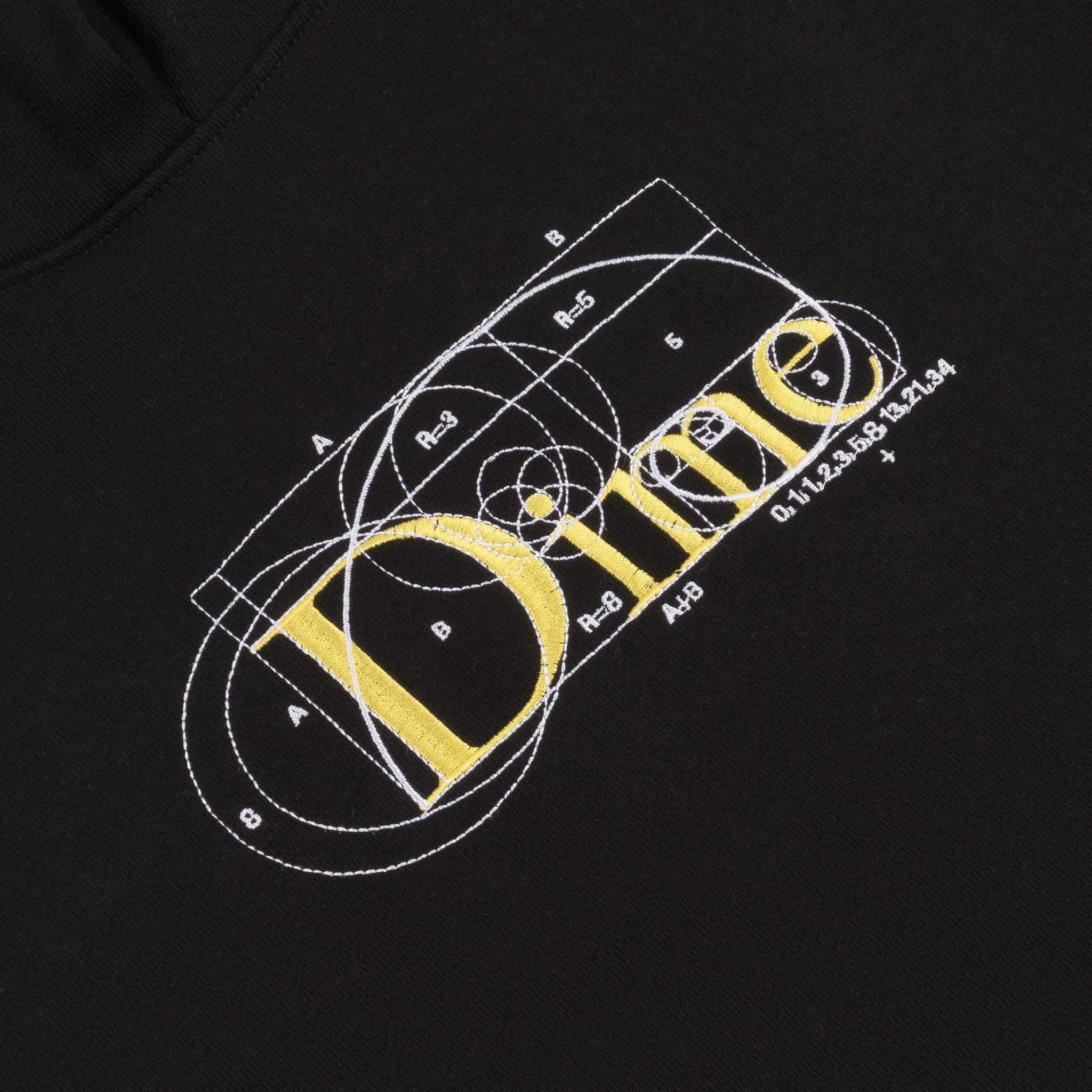 Dime MTL - Classic Ratio Pullover Hooded Sweatshirt - Black - Image 2