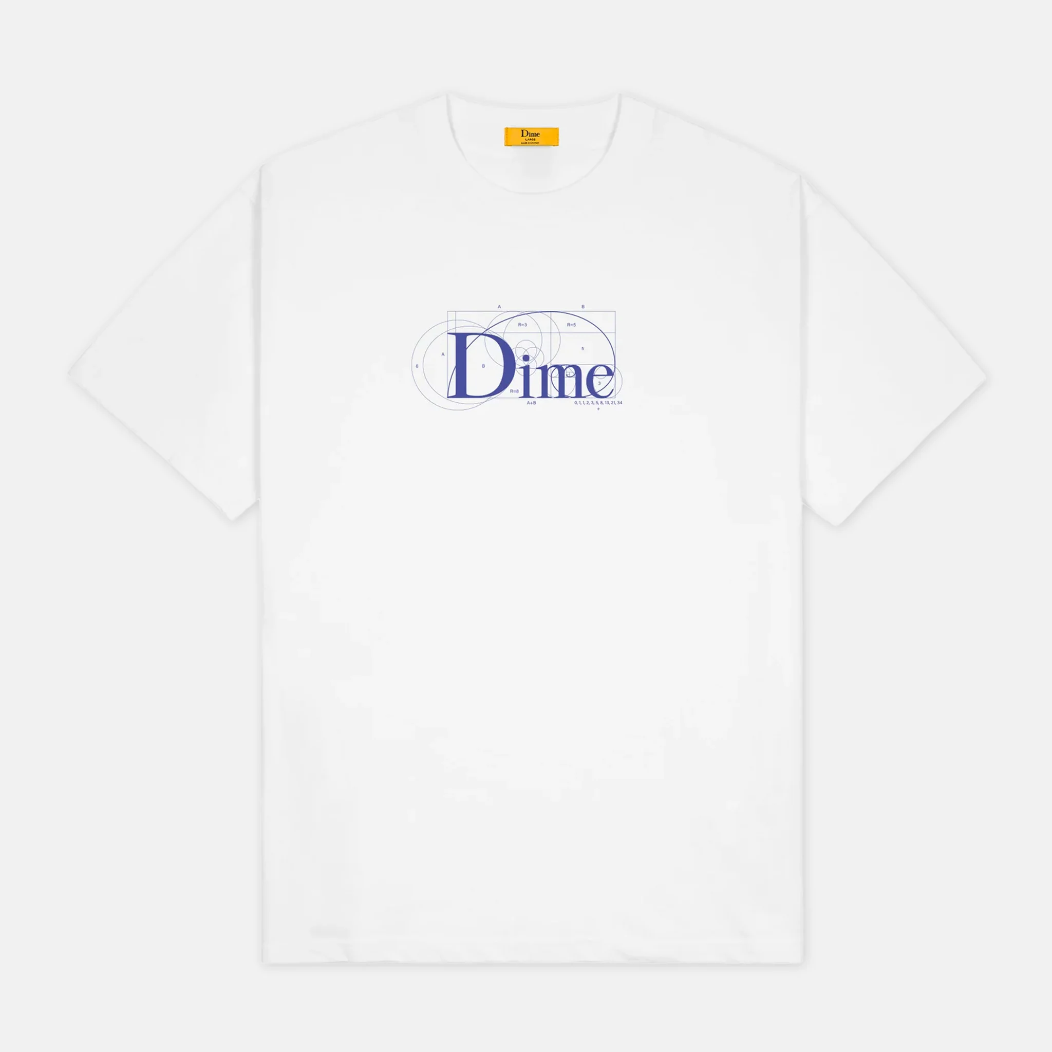 Dime MTL - Classic Ratio T-Shirt - White