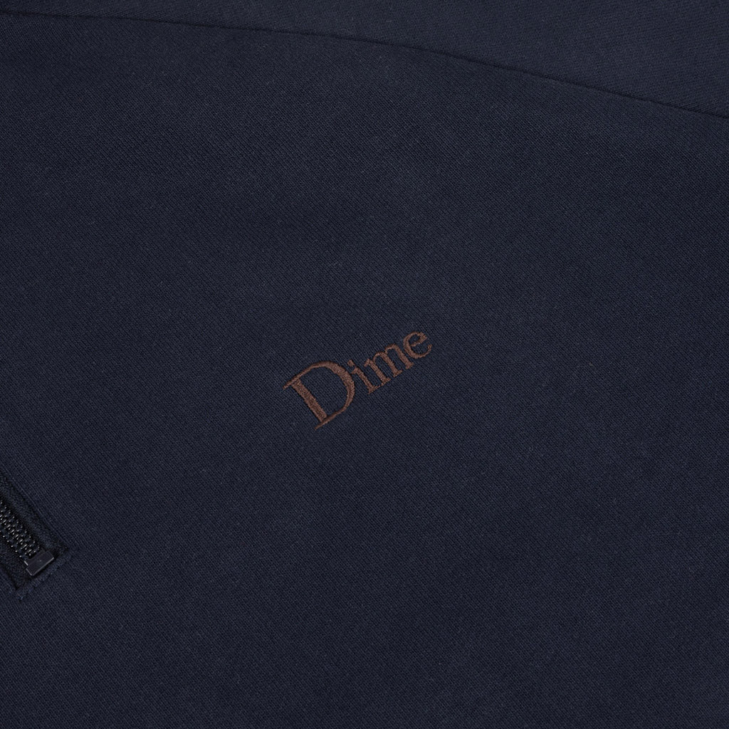 Dime MTL - Classic Terry Quarter Zip Sweatshirt - Navy - Image 3