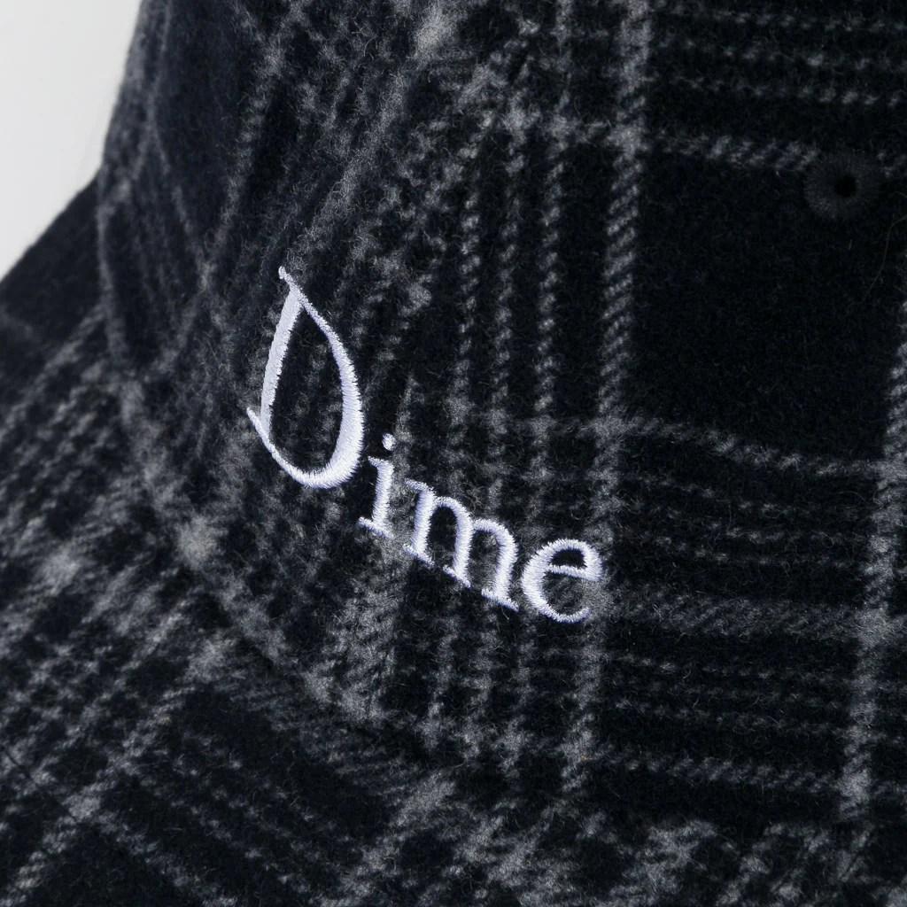 Dime MTL - Classic Wool Cap - Navy Plaid - Image 2
