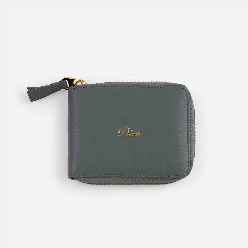 Dime MTL - Cursive ZIP Wallet - Green