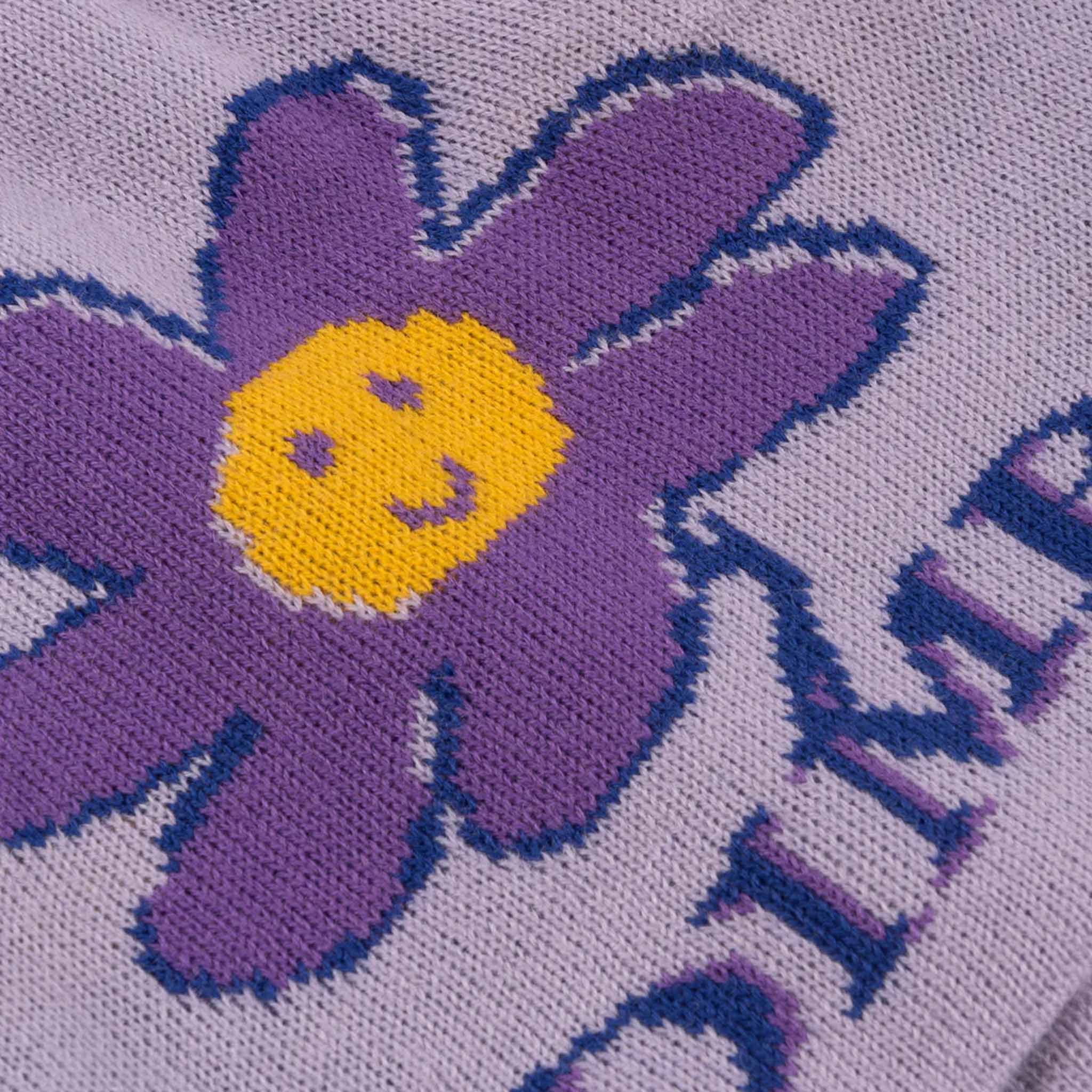 Dime MTL - Cute Flower Beanie - Lavender - Image 2