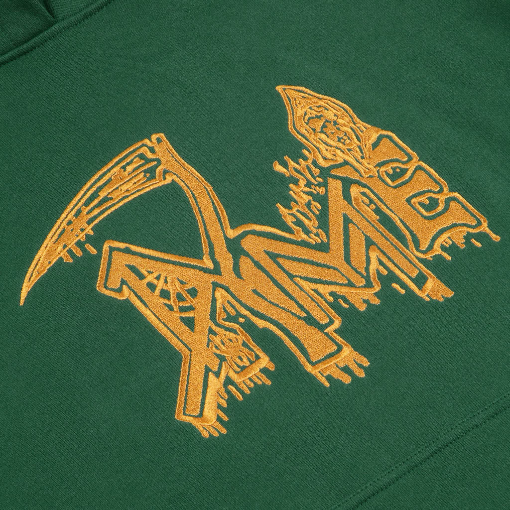 Dime MTL - Human Pullover Hooded Sweatshirt - Rainforest - Image 2