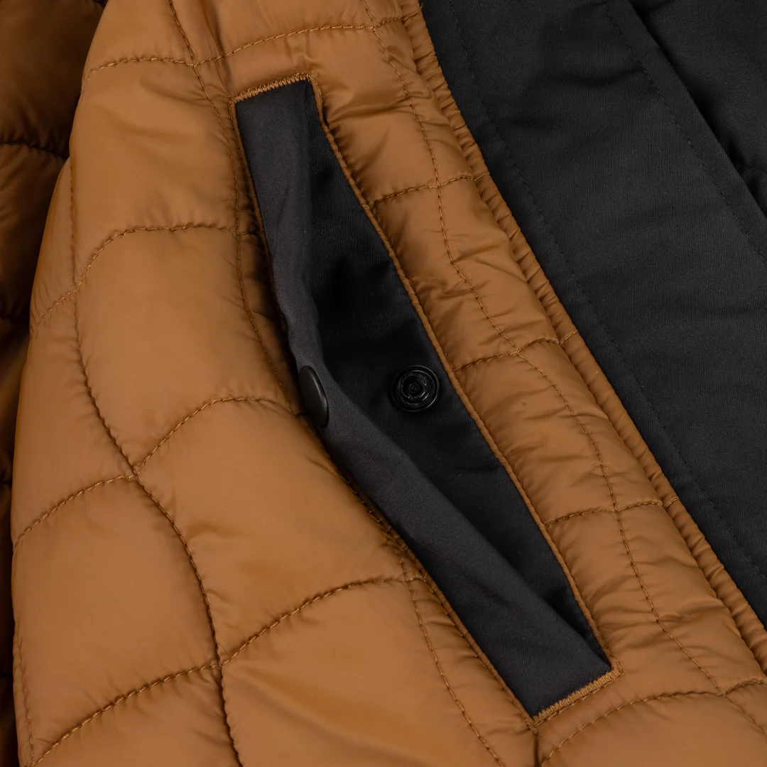 Dime MTL - Insulated Bomber Jacket - Black - Image 4