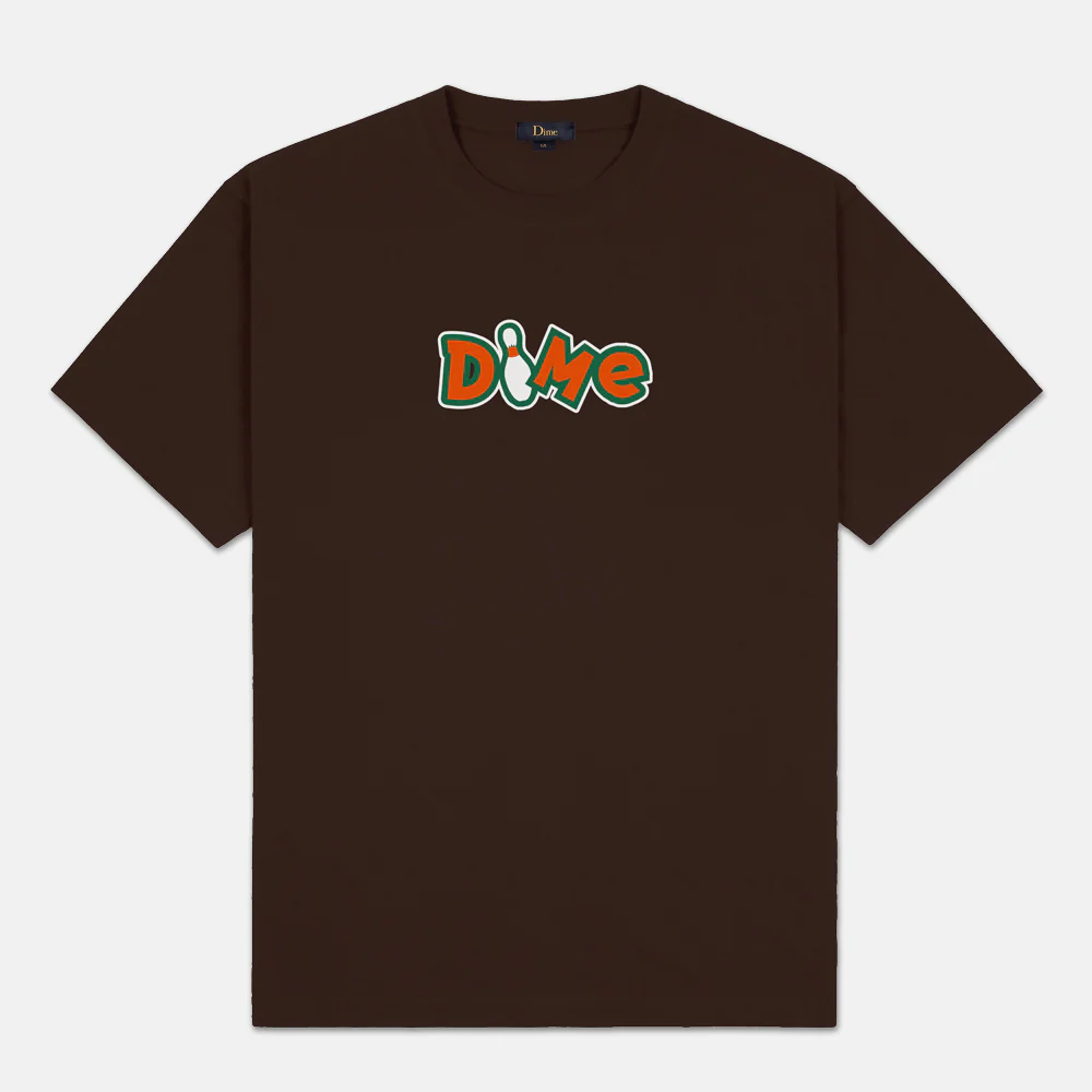 Dime MTL - Munson T-Shirt - Deep Brown