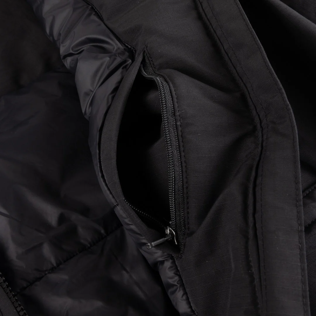 Dime MTL - Quilted Ripstop Jacket - Black - Image 4