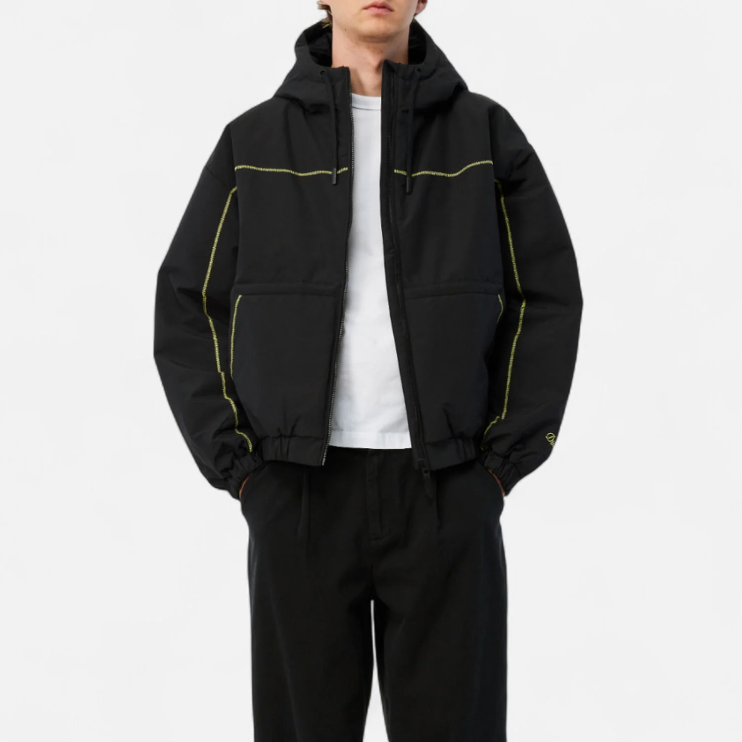 Dime MTL - Quilted Ripstop Jacket - Black - Image 5