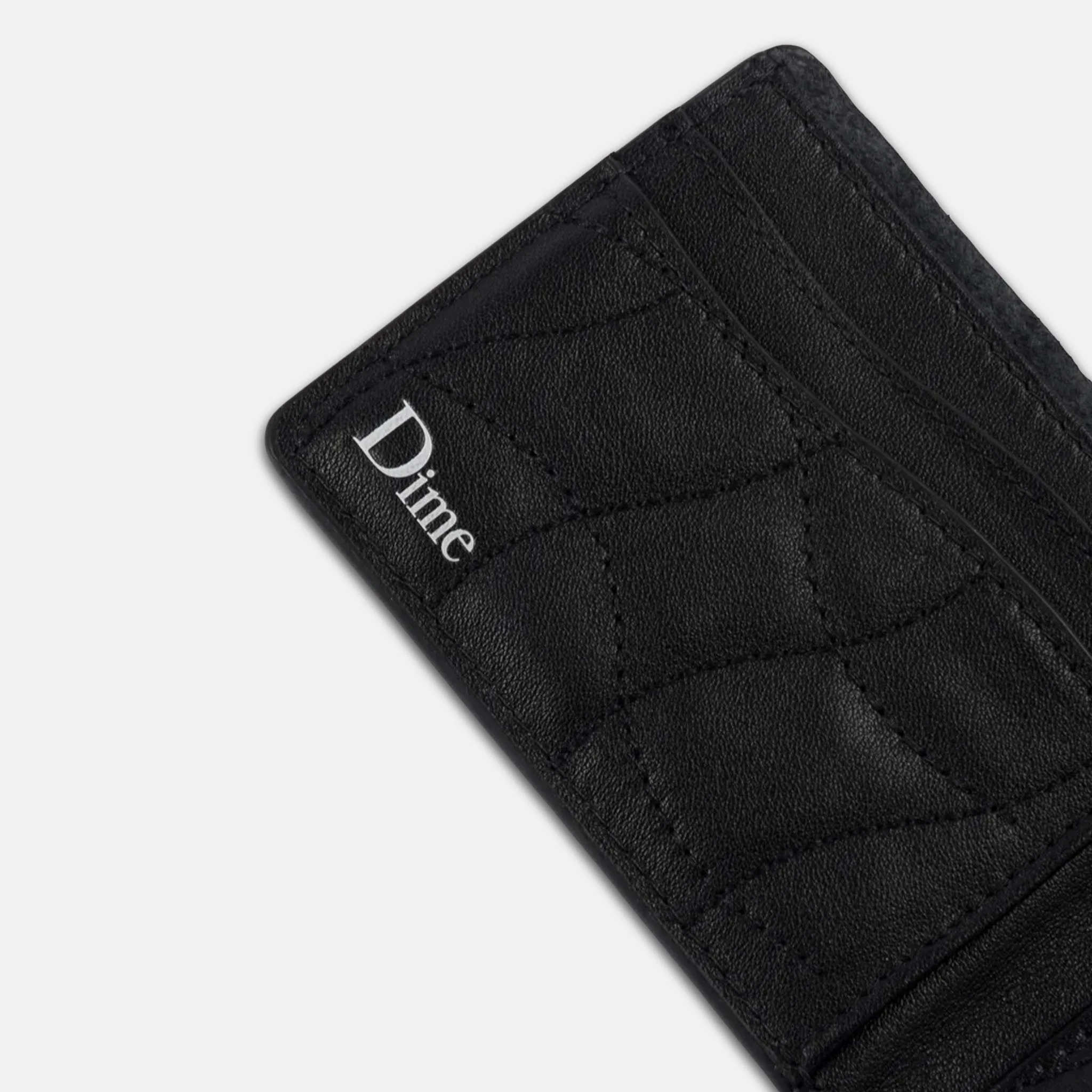 Dime MTL - Quilted Wallet - Black - Image 2