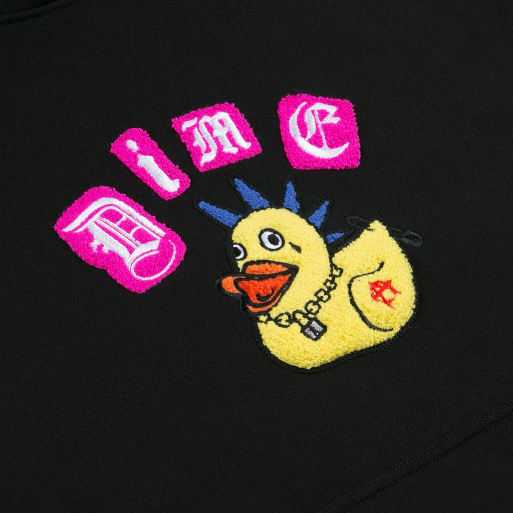 Dime MTL - Rebel Pullover Hooded Sweatshirt - Black - Image 2