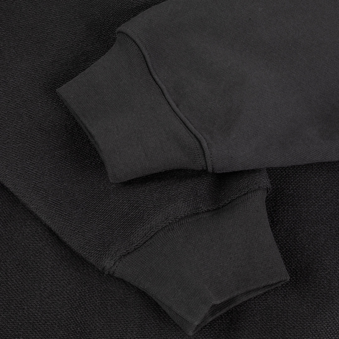 Dime MTL - Reverse French Terry Zip Hooded Sweatshirt - Black - Image 4
