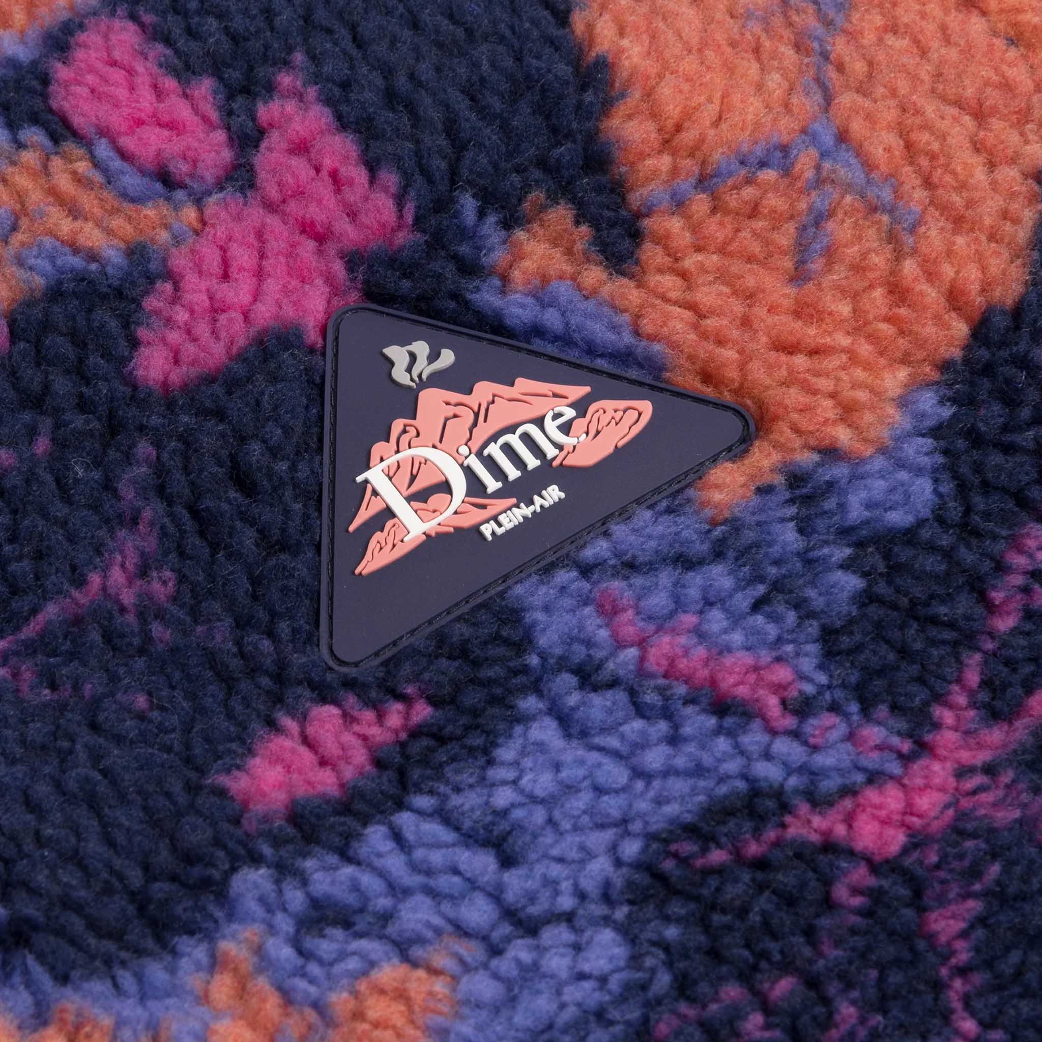 Dime MTL - Sherpa Canadian Zip Fleece - Coral - Image 2