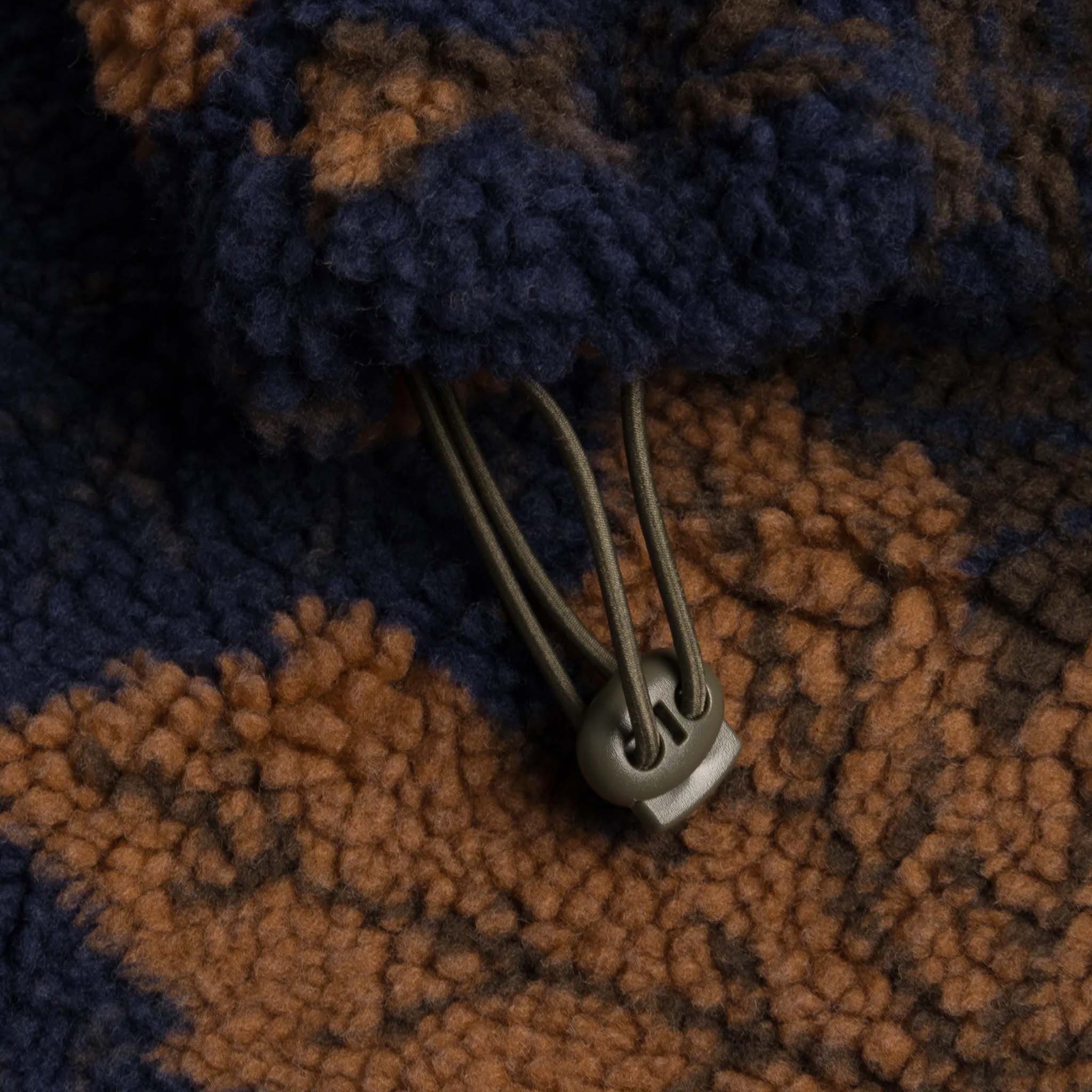 Dime MTL - Sherpa Canadian Zip Fleece - Rust - Image 5