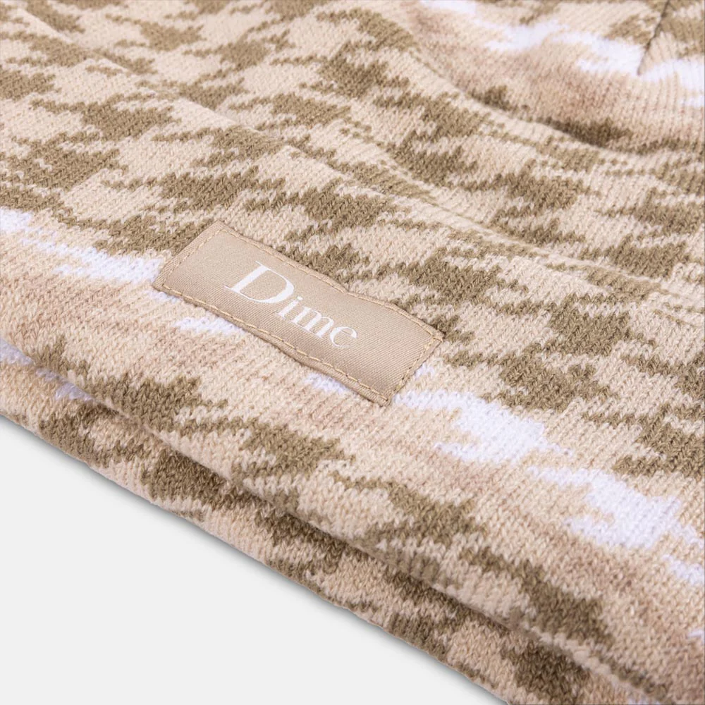 Dime MTL - Wavetooth Cuff Beanie - Tan - Image 2