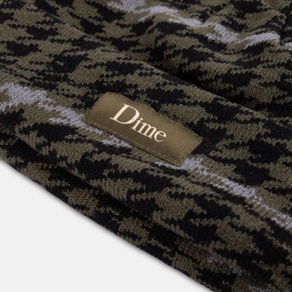 Dime MTL - Wavetooth Cuff Beanie - Army Green - Image 2