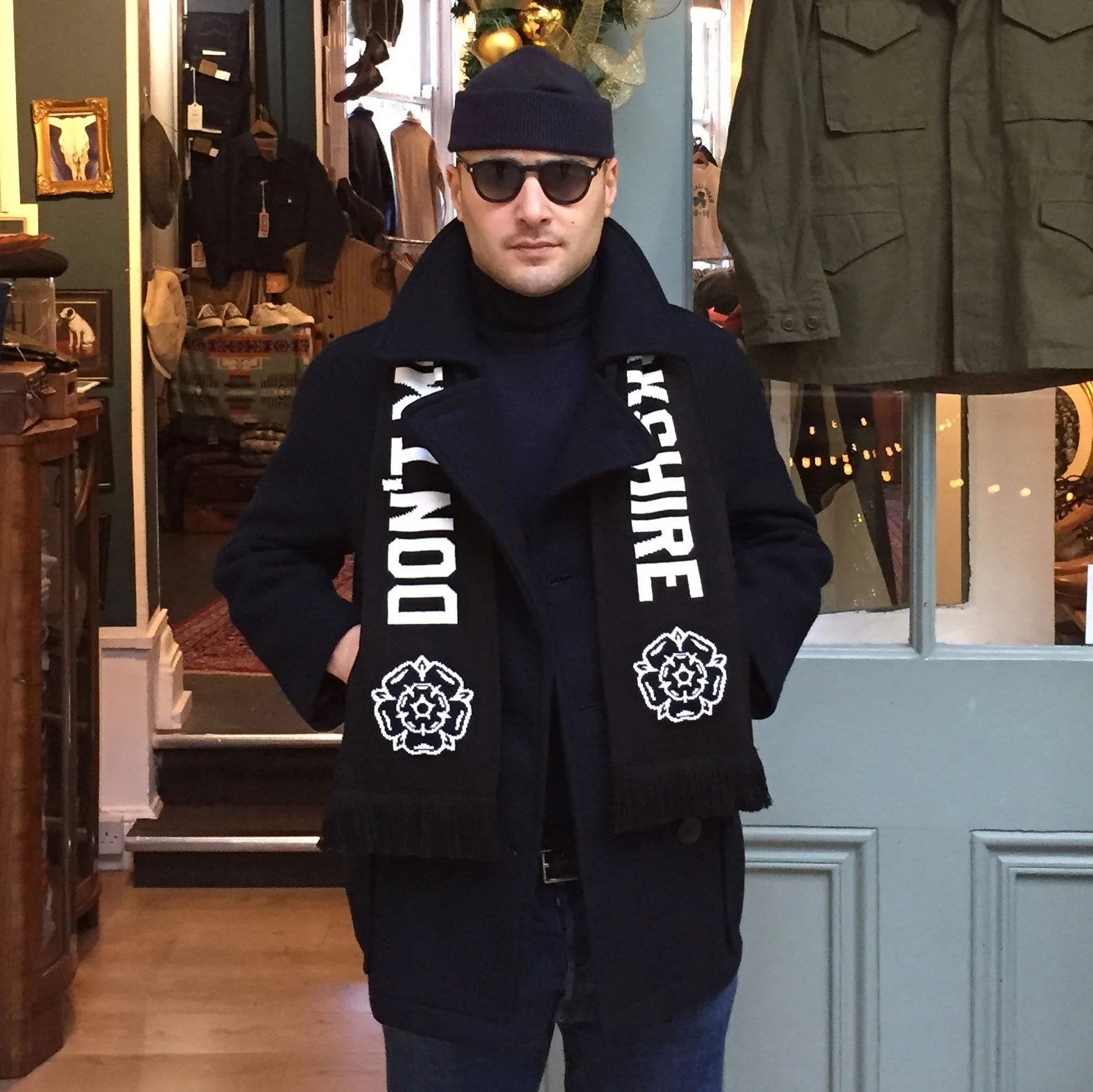 Don't Mess With Yorkshire - Classic Rose Scarf - Image 2