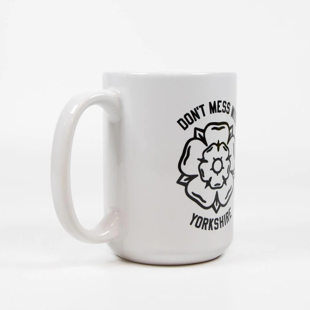Don't Mess With Yorkshire - Big Mug - White - Image 2
